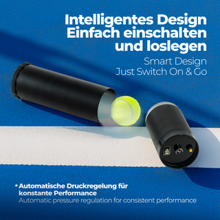 BallKeeper by Vibra-Bounce - 29 PSI Automatische Drucküberwachung für Tennis- & Padelbälle